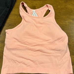 Pink Lululemon Ebb-To-Street-RB-Crop-Tank size:6